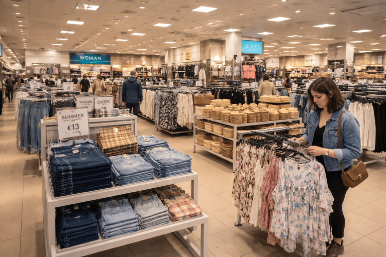 Naar Primark vanuit Den Bosch